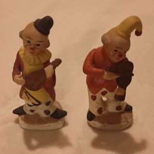 Vintage 1970's Clown Statues